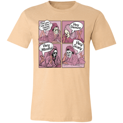 VeryDemureVeryMindfulVeryScary Very Demure Very Mindful Very Scary Short-Sleeve T-Shirt