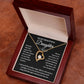 To My Beautiful Daughter Forever Love Necklace