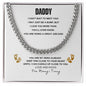 Daddy | Bump | Cuban Link Chain | Father's Day Gift | Gift for Dad