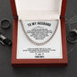 To My Husband | Love, Your Wife | Cuban Link Chain