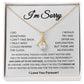 An Apology Gift for Her, I'm Sorry Gift for Her Alluring Beauty Necklace