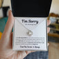 Apology Gift for Her, I'm Sorry Gift Love Knot Necklace