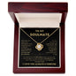 To My Soulmate, I love you Love Knot Necklace