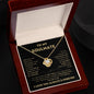 To My Soulmate, I love you Love Knot Necklace