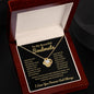 To My Beautiful Soulmate, Time Ceases to Exist Love Knot Necklace