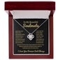 To My Beautiful Soulmate, Time Ceases to Exist Love Knot Necklace