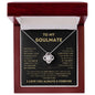 To My Soulmate, I love you Love Knot Necklace