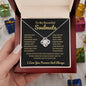 To My Beautiful Soulmate, Time Ceases to Exist Love Knot Necklace