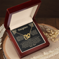 Gift for Daughter - Interlocking Hearts Necklace - I will Always Be Proud of You