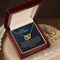 To My Beautiful Mom | Interlocking Hearts Necklace