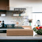 Stepped Up Dad Acrylic Plaque | Father's Day Gift | Step Dad's Gift