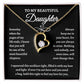 To My Beautiful Daughter Forever Love Necklace